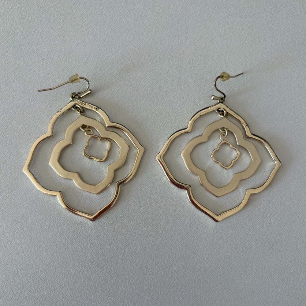 Kendra Scott Gold Layered Earrings